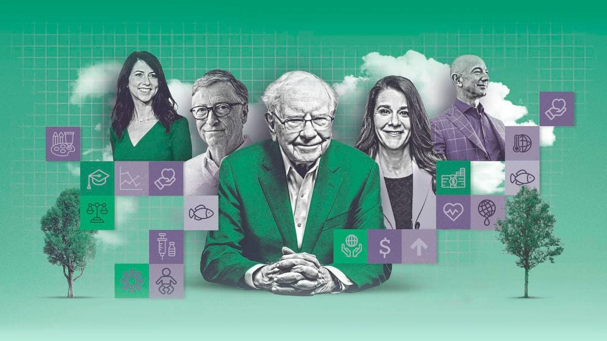 Los 25 multimillonarios más generosos de Estados Unidos