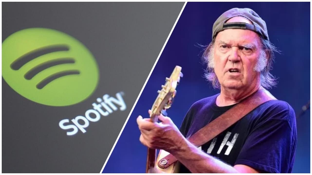 Spotify retira la música de Neil Young tras su ultimátum sobre podcast de Joe Rogan