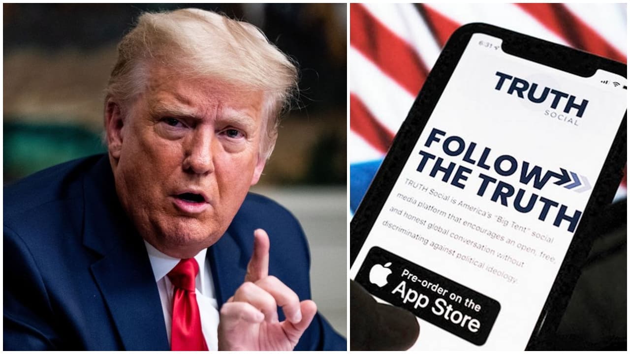 Trump lanza su propia red social, "Truth Social", disponible en la Apple Store
