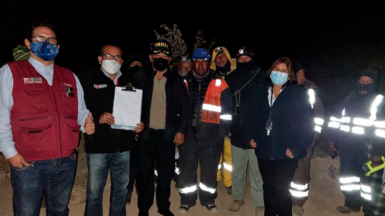 Levantan medidas de fuerza en mina Cuajone de Southern Perú