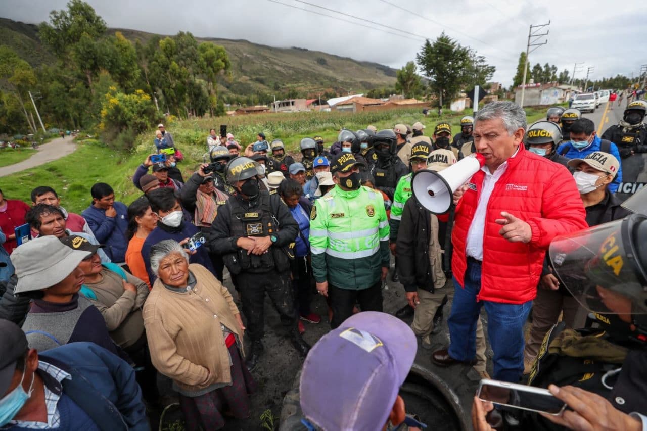 Protestas en Huancayo: se desbloquean las vías y Gobierno anuncia reducción de impuestos para los combustibles