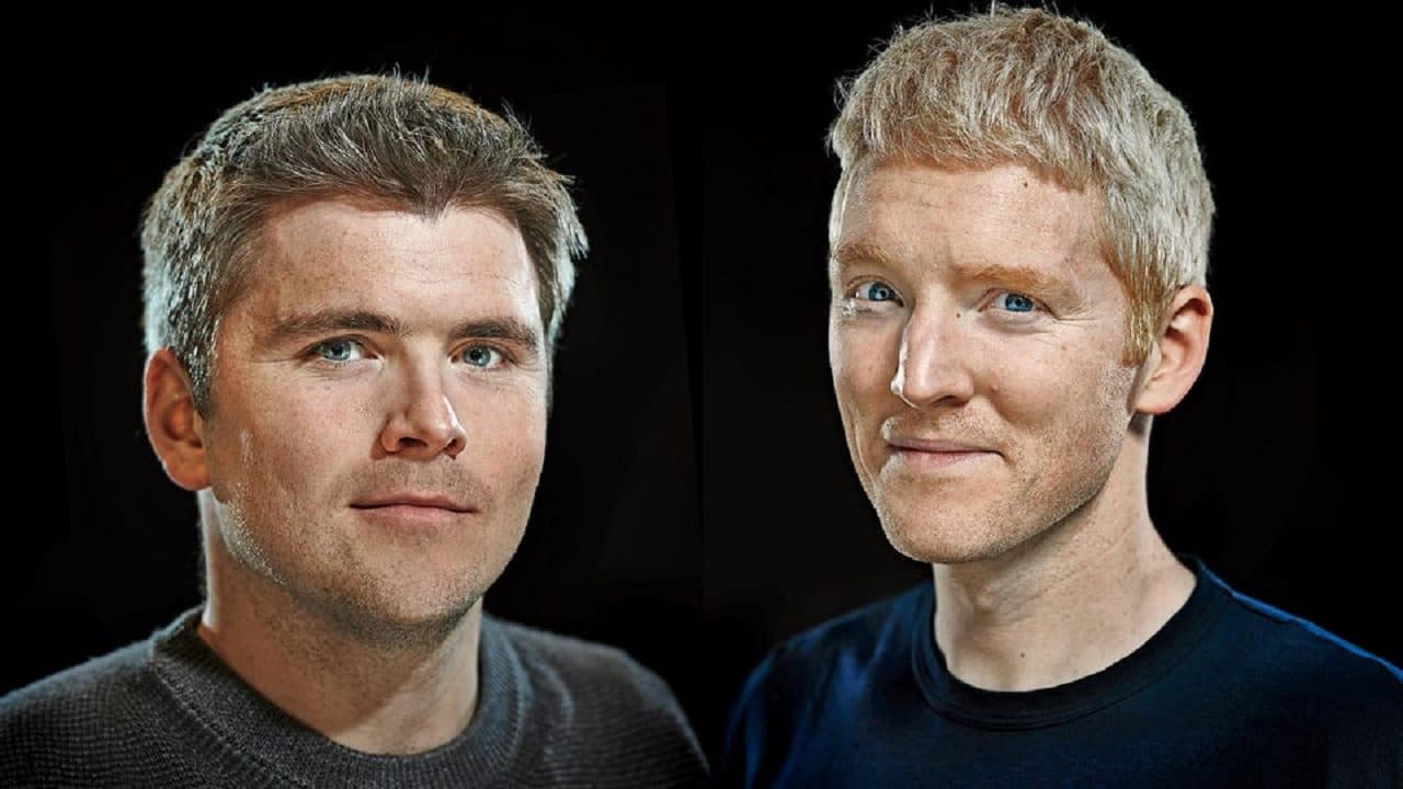 John y Patrick Collison, cofundadores de Stripe. Foto: Forbes US.