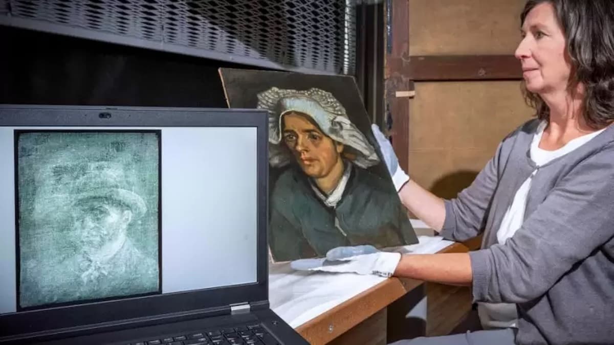 Descubren autorretrato oculto de Van Gogh detrás de otra pintura