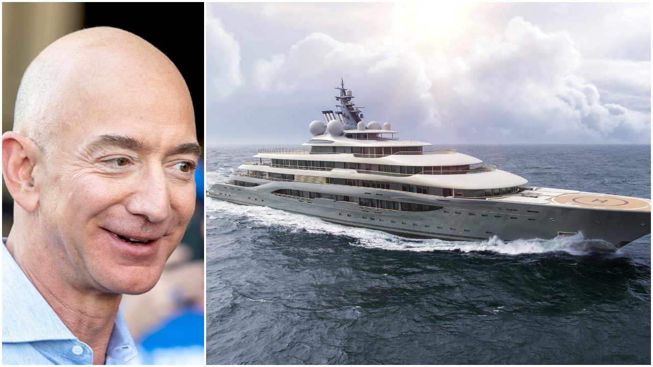 Megayate de Jeff Bezos es trasladado en secreto tras polémica del desmantelamiento del puente