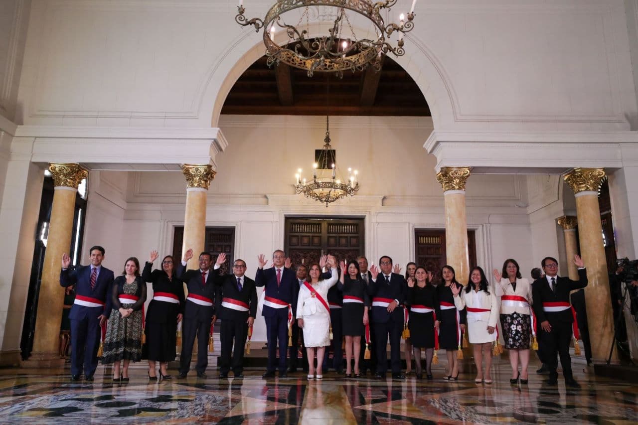 ¿Quiénes integran el gabinete ministerial de Dina Boluarte?