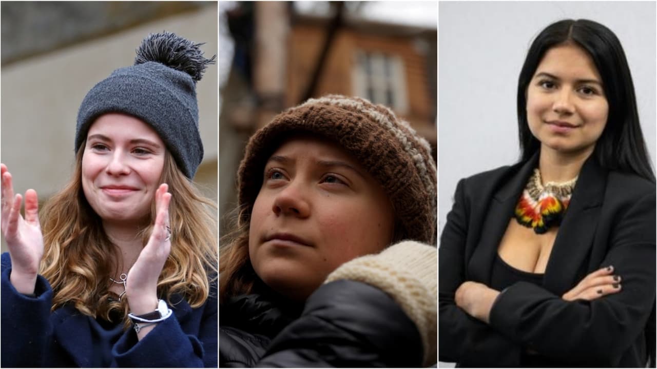 Greta, Helena y Luisa: el mensaje de estas jóvenes activistas climáticas en el WEF