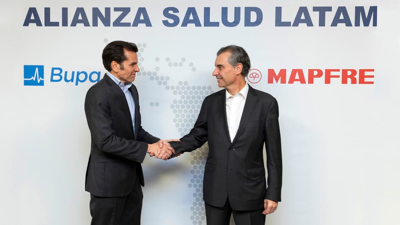 Bupa y Mapfre forman alianza para ofrecer seguros de salud internacionales en América Latina