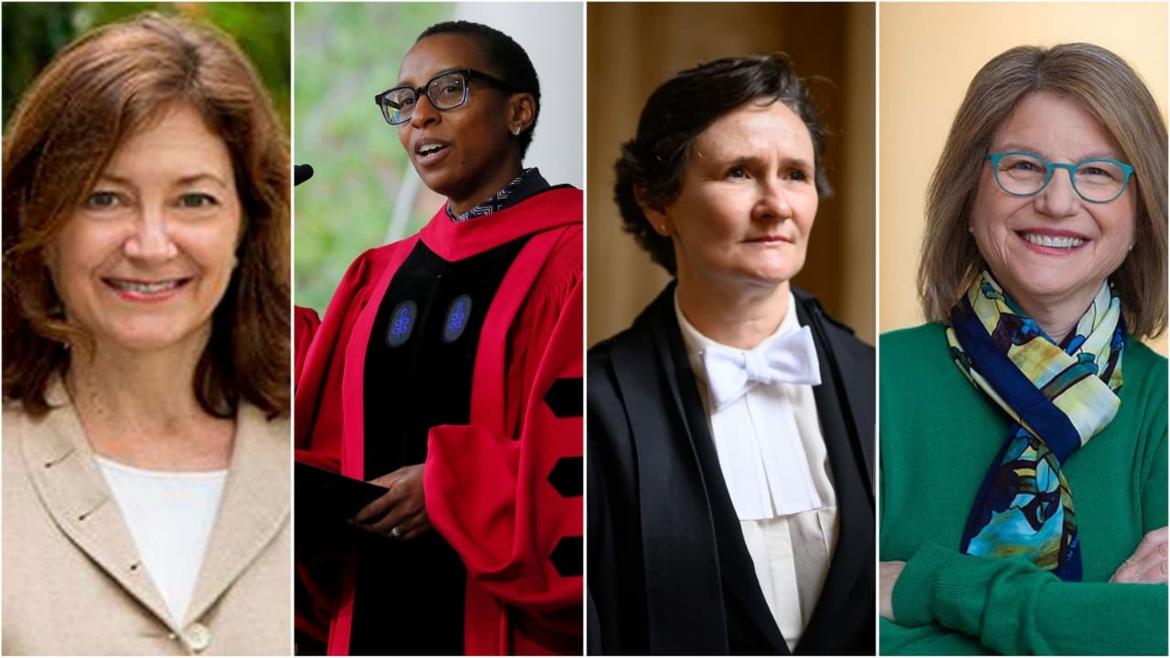Cuatro de las cinco mejores universidades del mundo estarán lideradas por mujeres