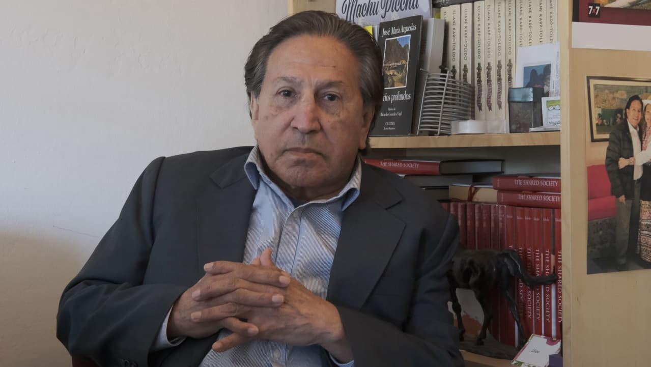Alejandro Toledo llegó al Perú