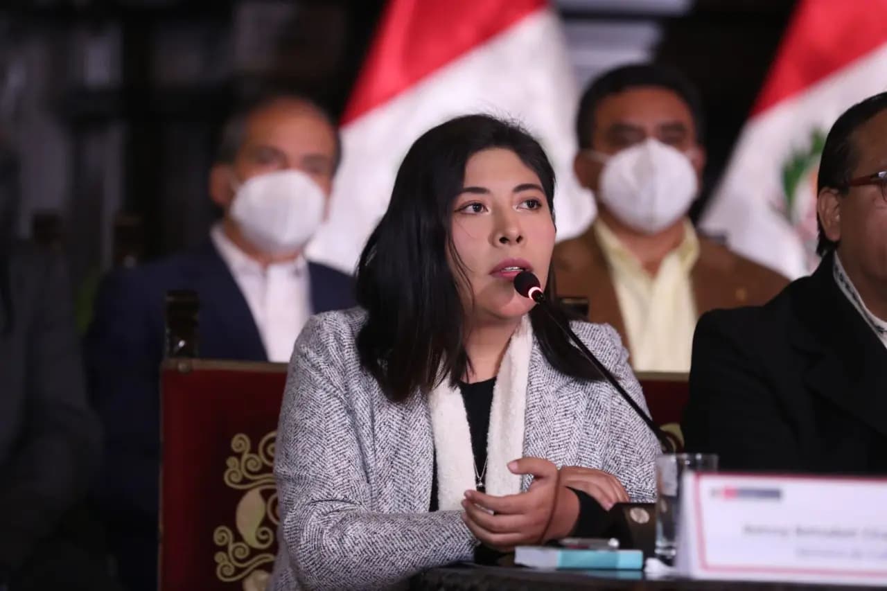 Betssy Chávez fue detenida y será investigada en prisión por el golpe de Estado de Pedro Castillo