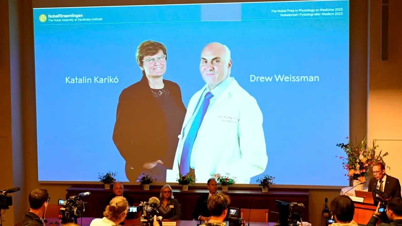 Nobel de Medicina para Karikó y Weissman por sus investigaciones en la vacuna contra el covid-19