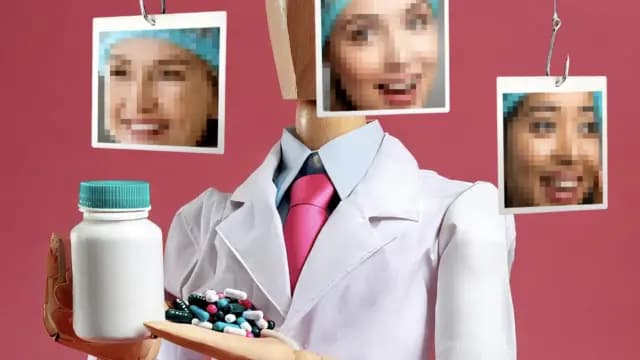 TikTokers están robando fotos de médicos y enfermeras para vender pastillas y polvos