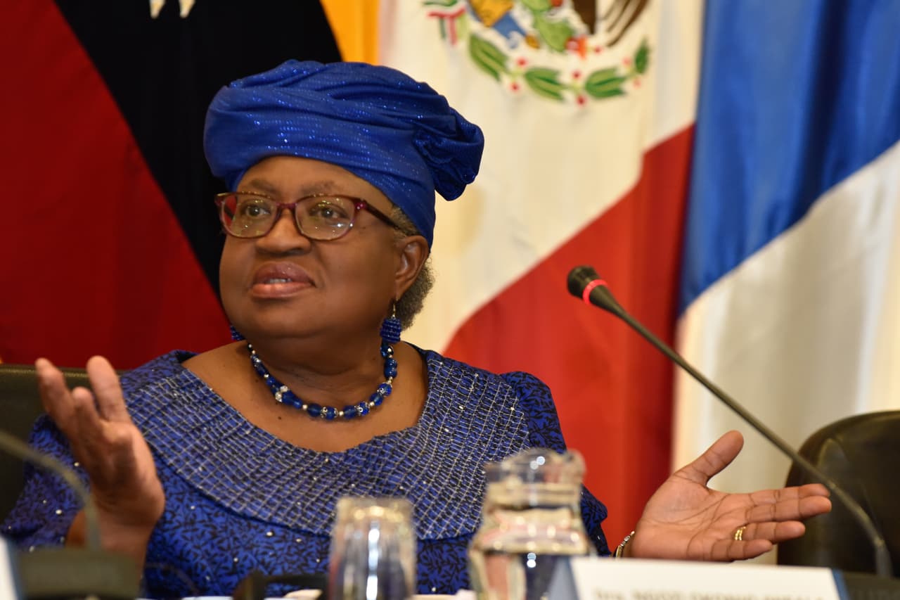 Ngozi Okonjo-Iweala, directora general de la Organización Mundial del Comercio.
