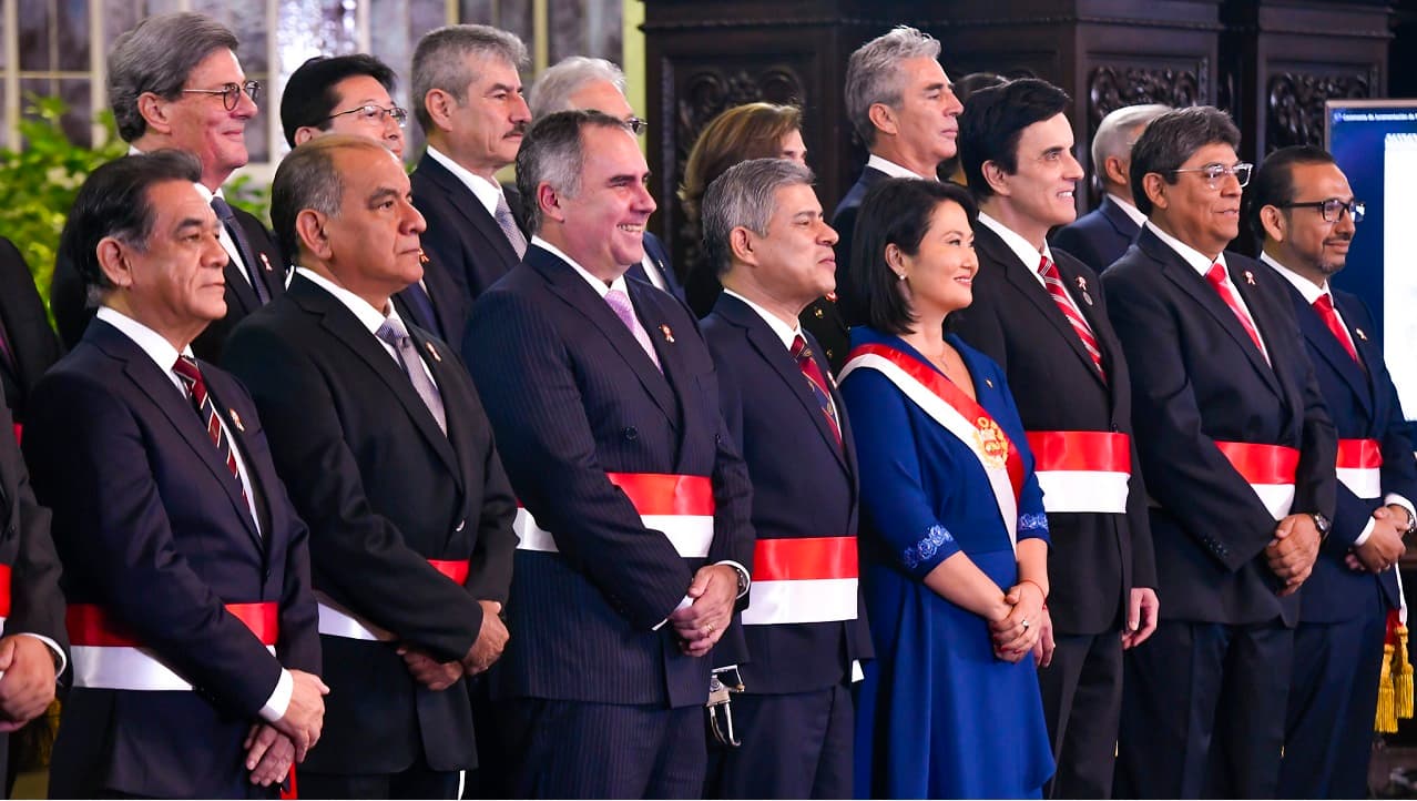 ¿Quiénes conforman el gabinete ministerial de la presidenta Keiko Fujimori?