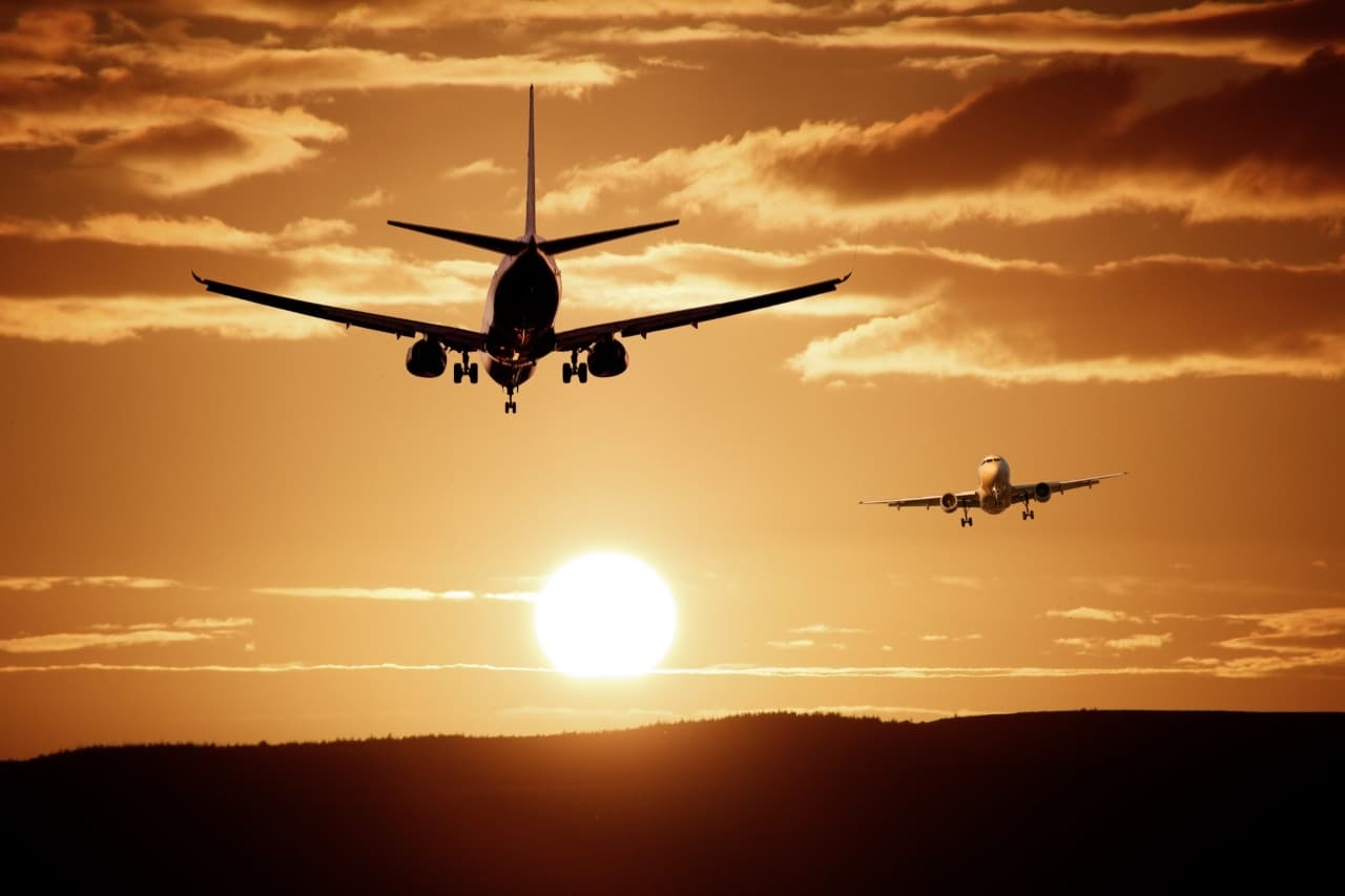 tráfico aéreo